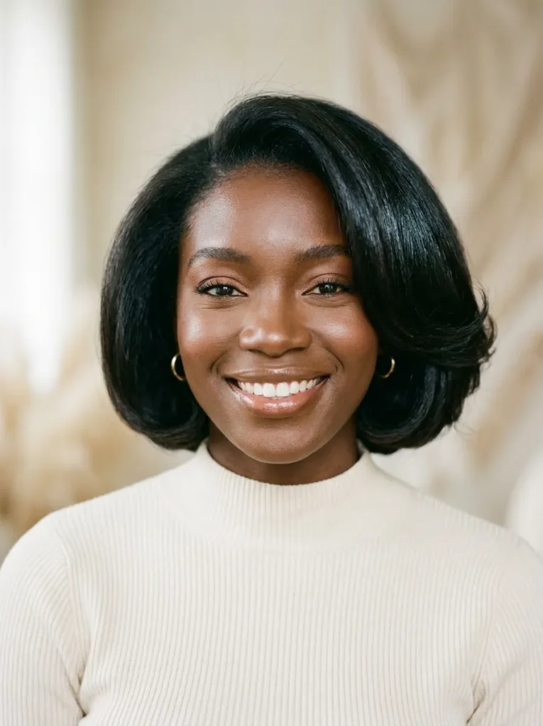 Rounded Voluminous Bob