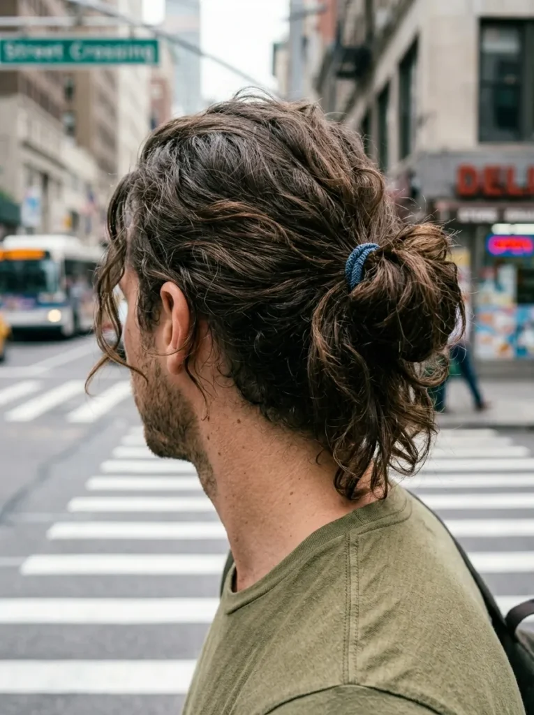 Rugged Ponytail Look
