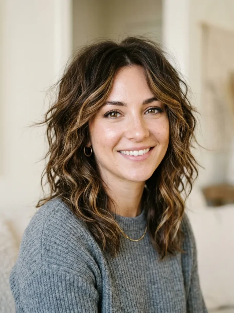 Shaggy Highlighted Waves