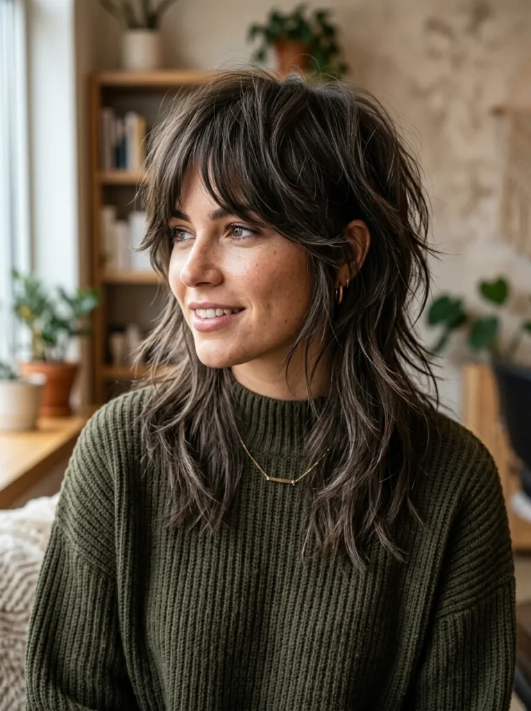 Shaggy Mullet Wolf Cut