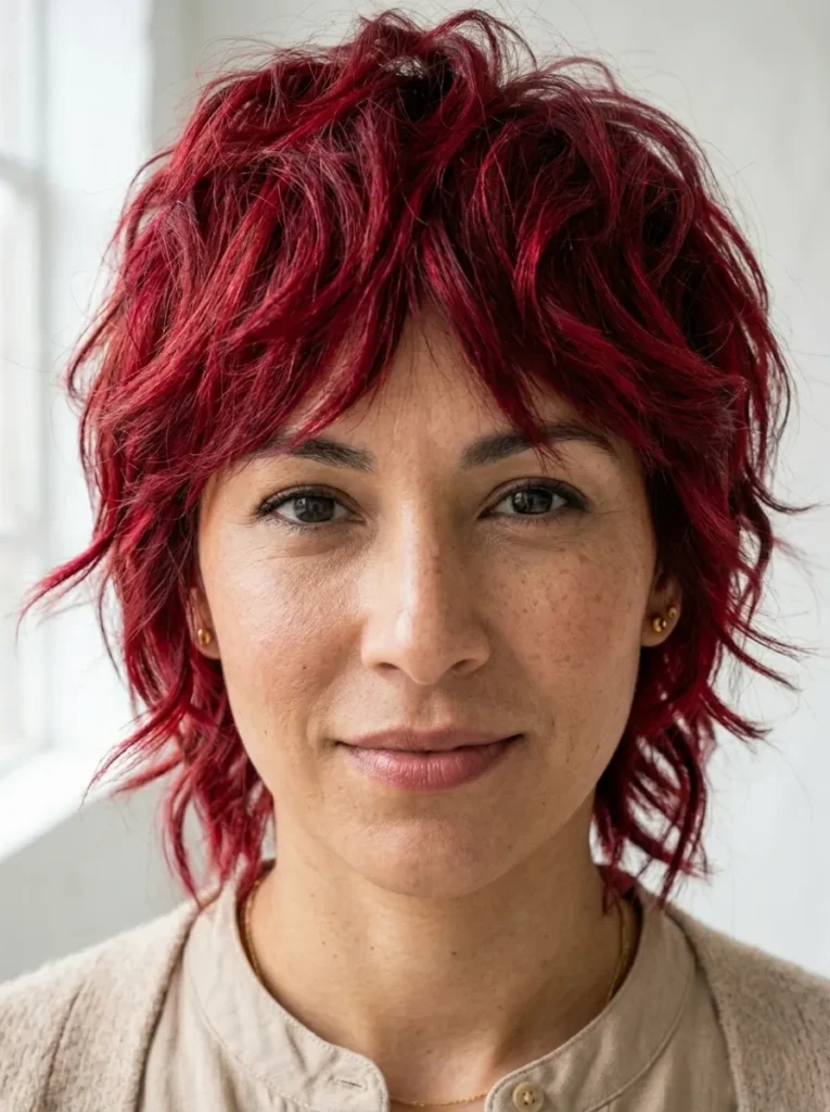 Short Crimson Layers