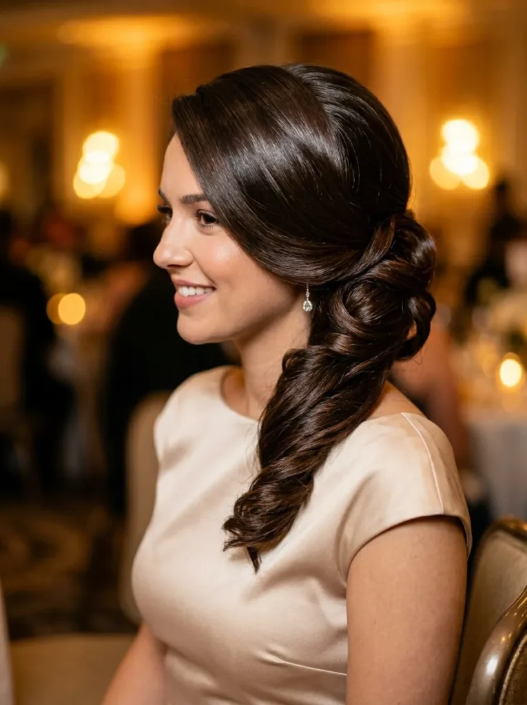 Side Swept Chignon