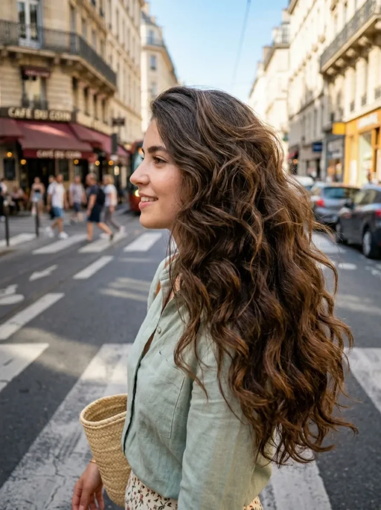 Side Swept Wavy Layers