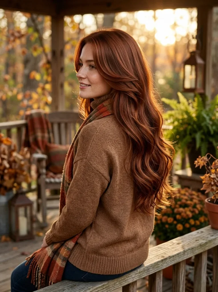 Sienna Auburn Long Hair