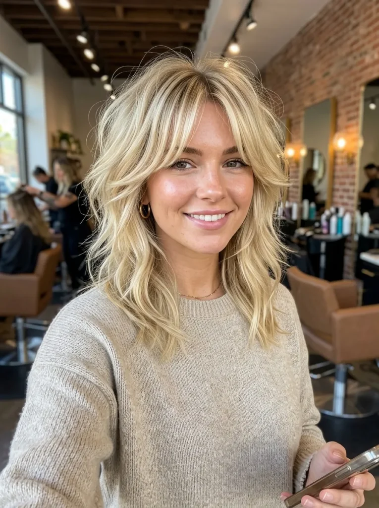 Signature Blonde Wolf Cut