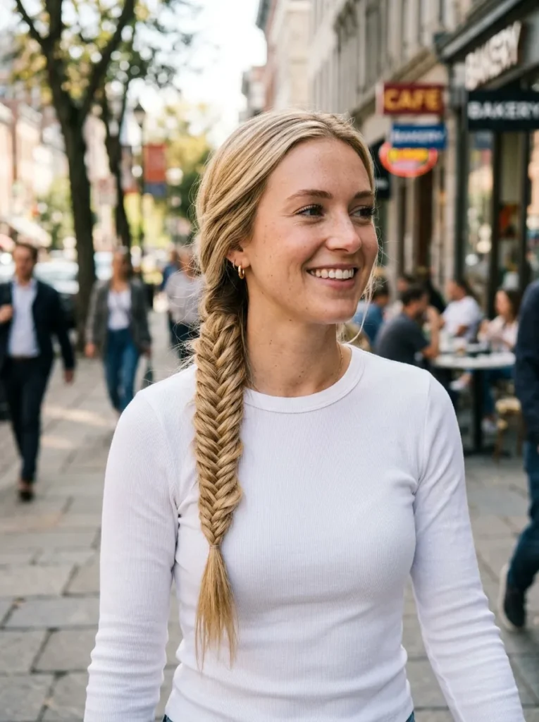 Simple Fishtail Braid