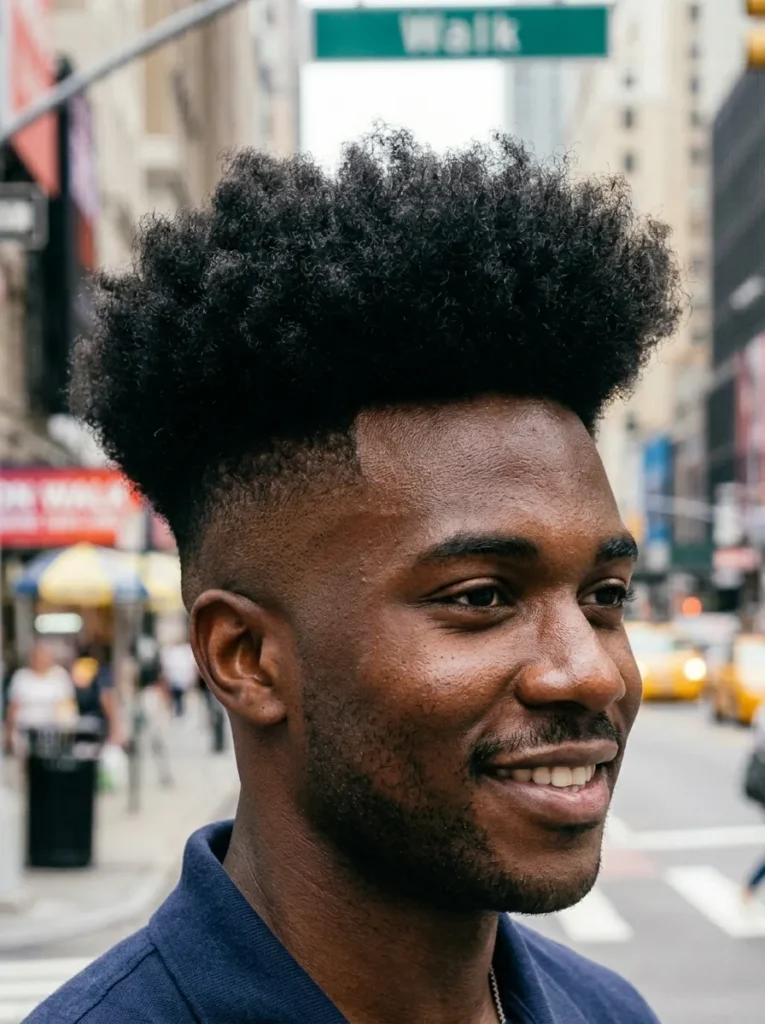 Skin Fade Bold Afro