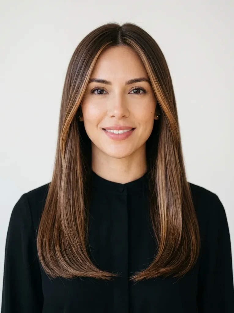 Sleek Face-Framing Mocha