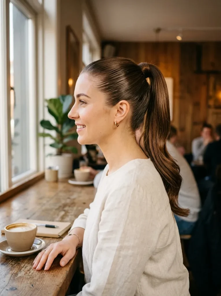 Sleek High Ponytail
