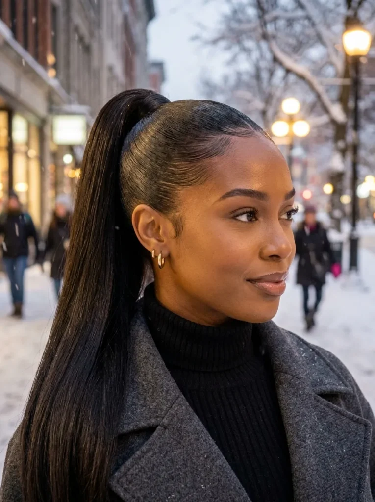 Sleek High Ponytail