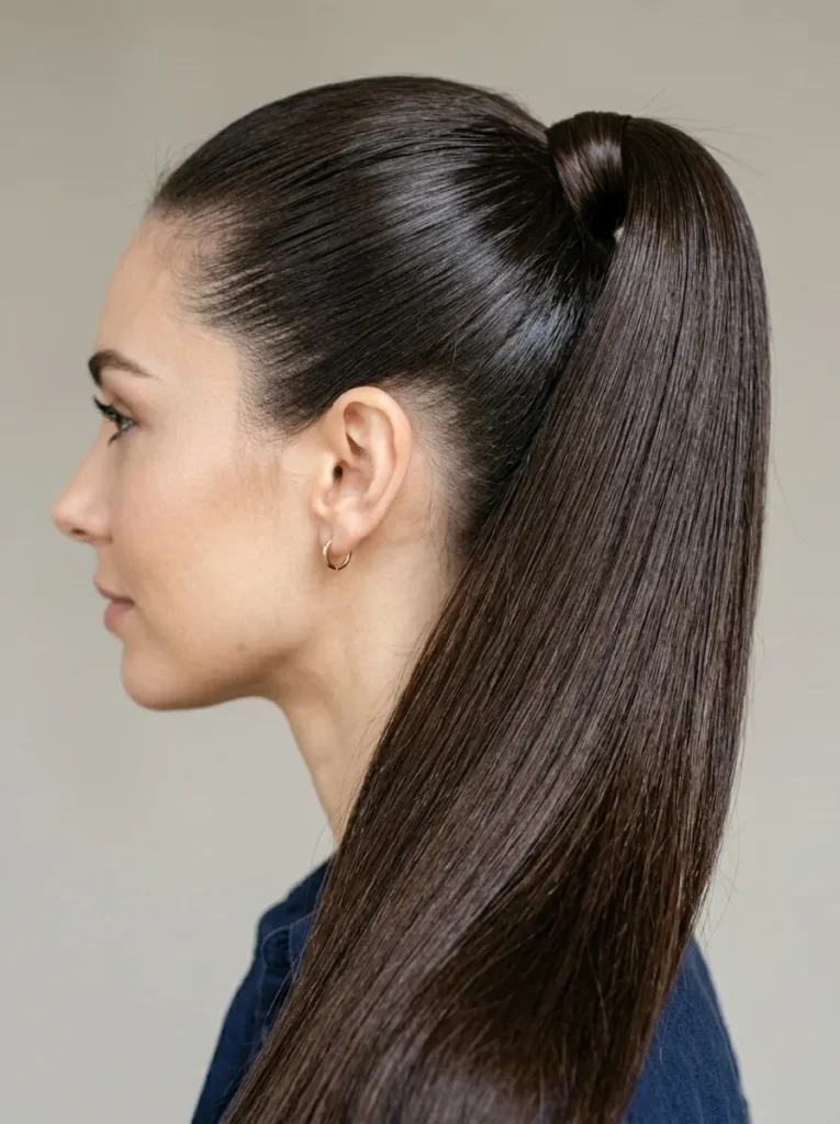 Sleek High Ponytail