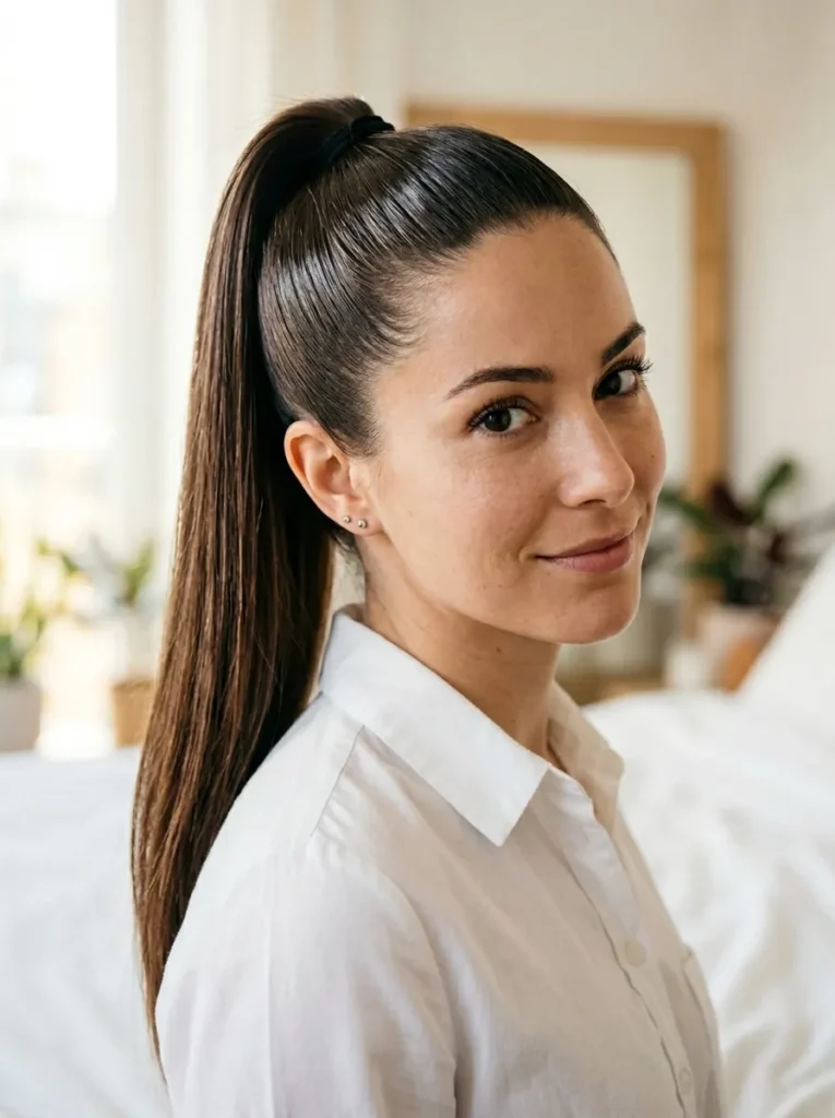 Sleek High Ponytail