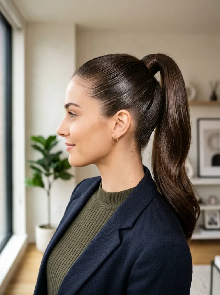 Sleek High Ponytail