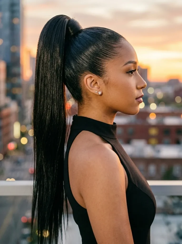 Sleek High Ponytail
