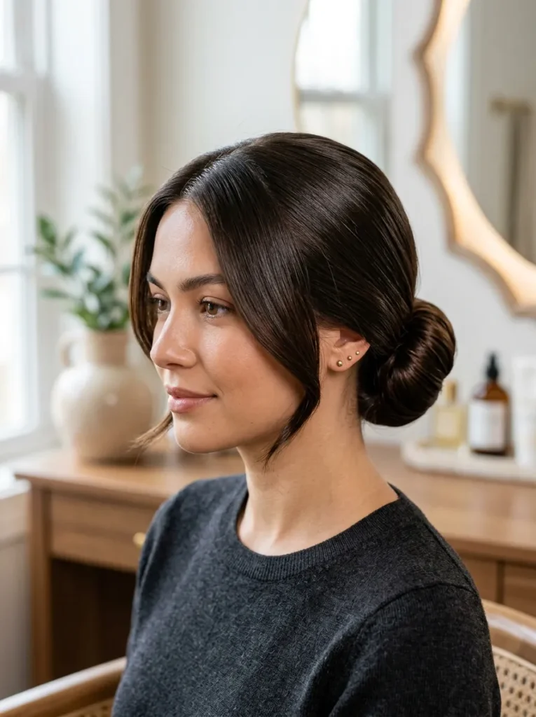 Sleek Low Bun
