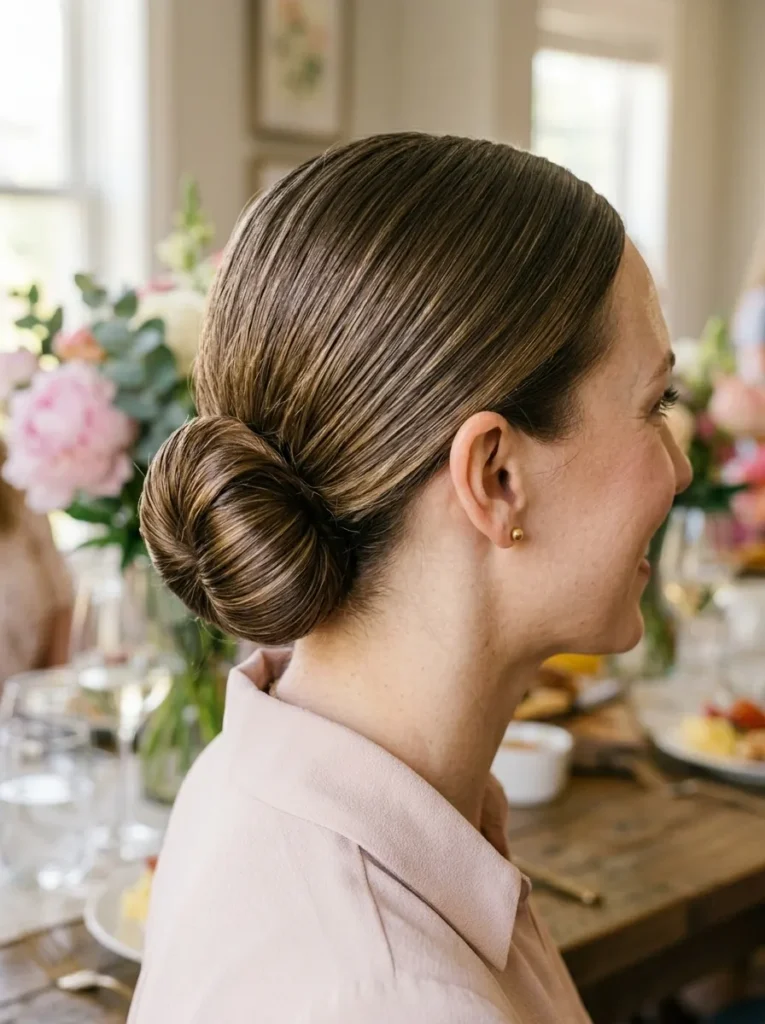 Sleek Low Bun
