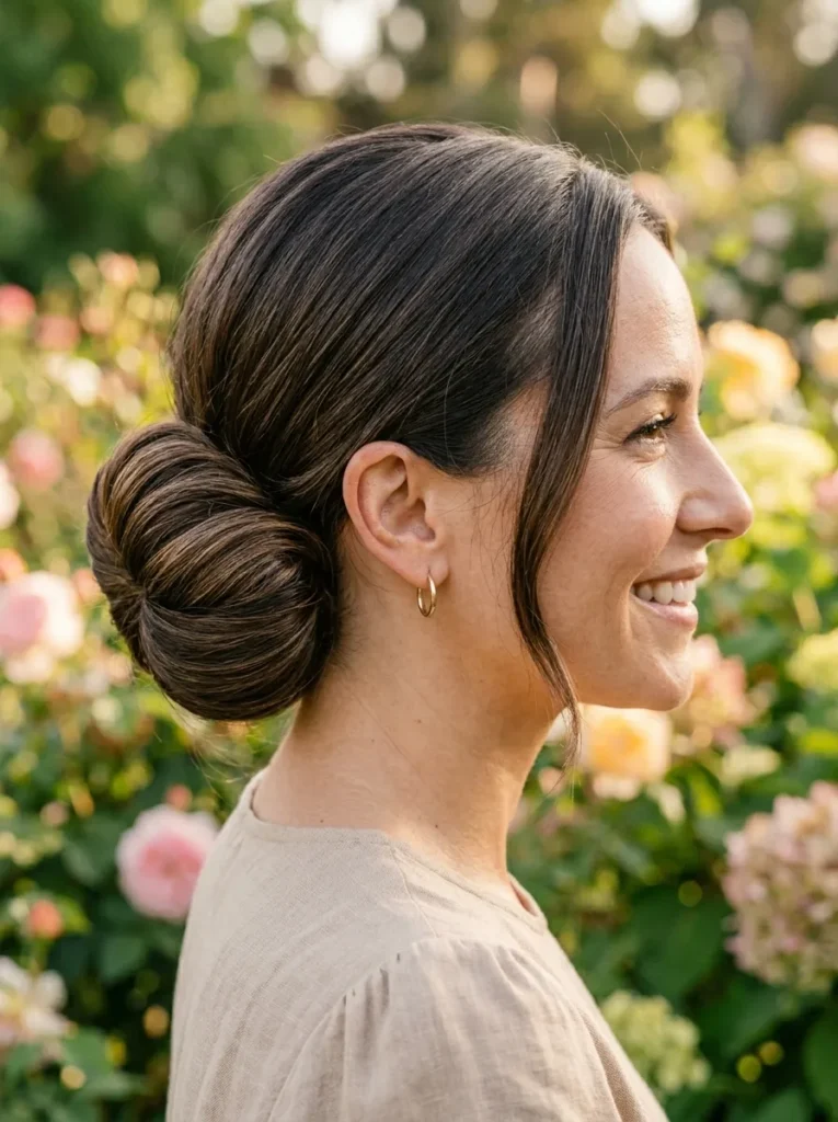 Sleek Low Bun
