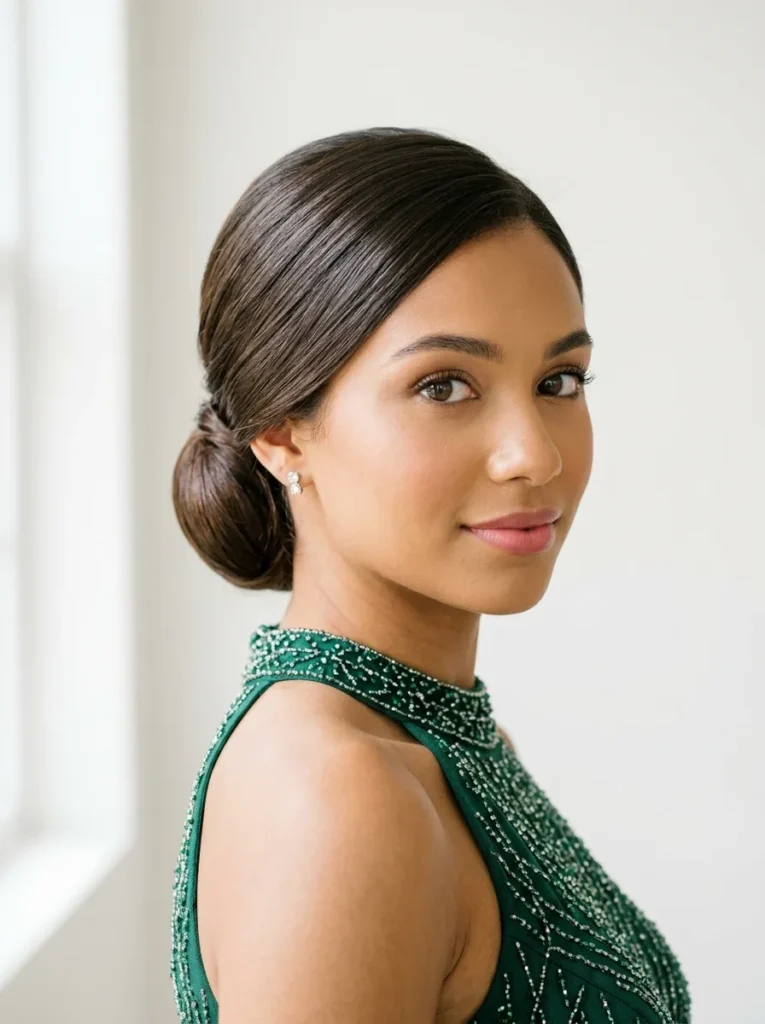 Sleek Low Chignon