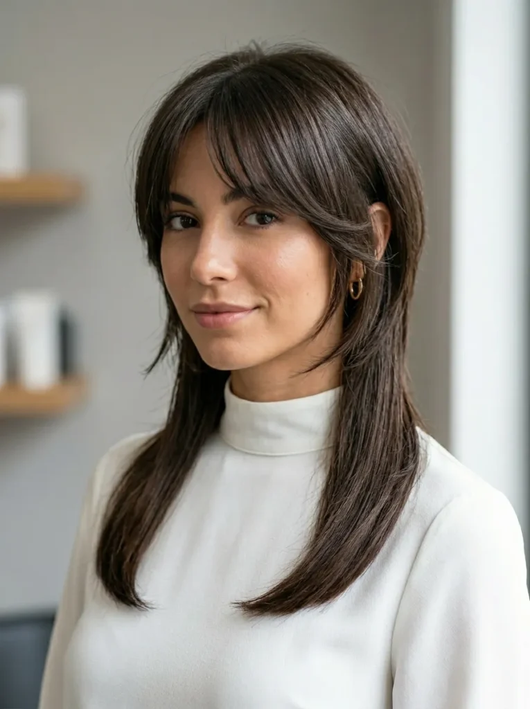 Sleek Mullet Wolf Cut