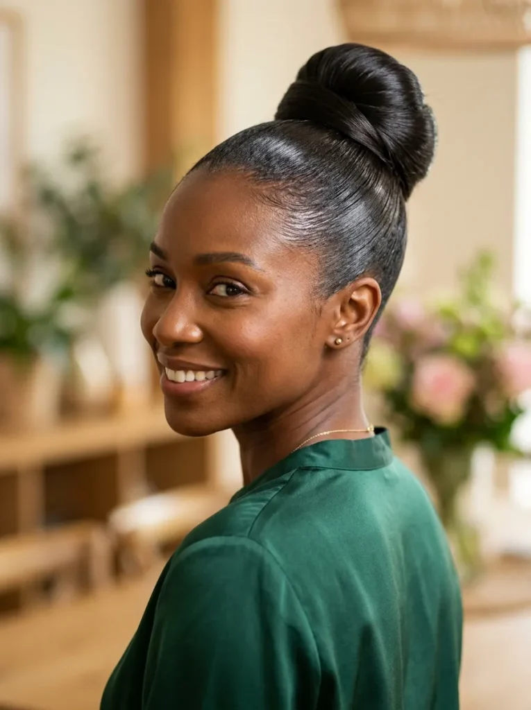 Sleek Ponytail Updo