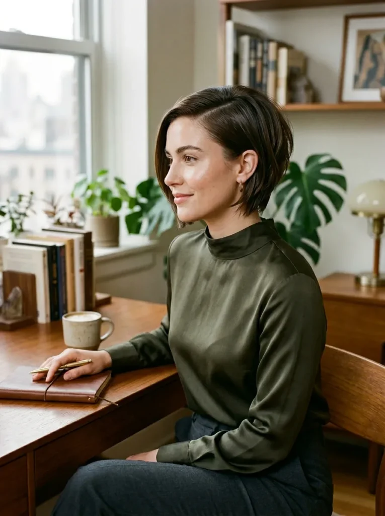 Sleek Side Part Bixie