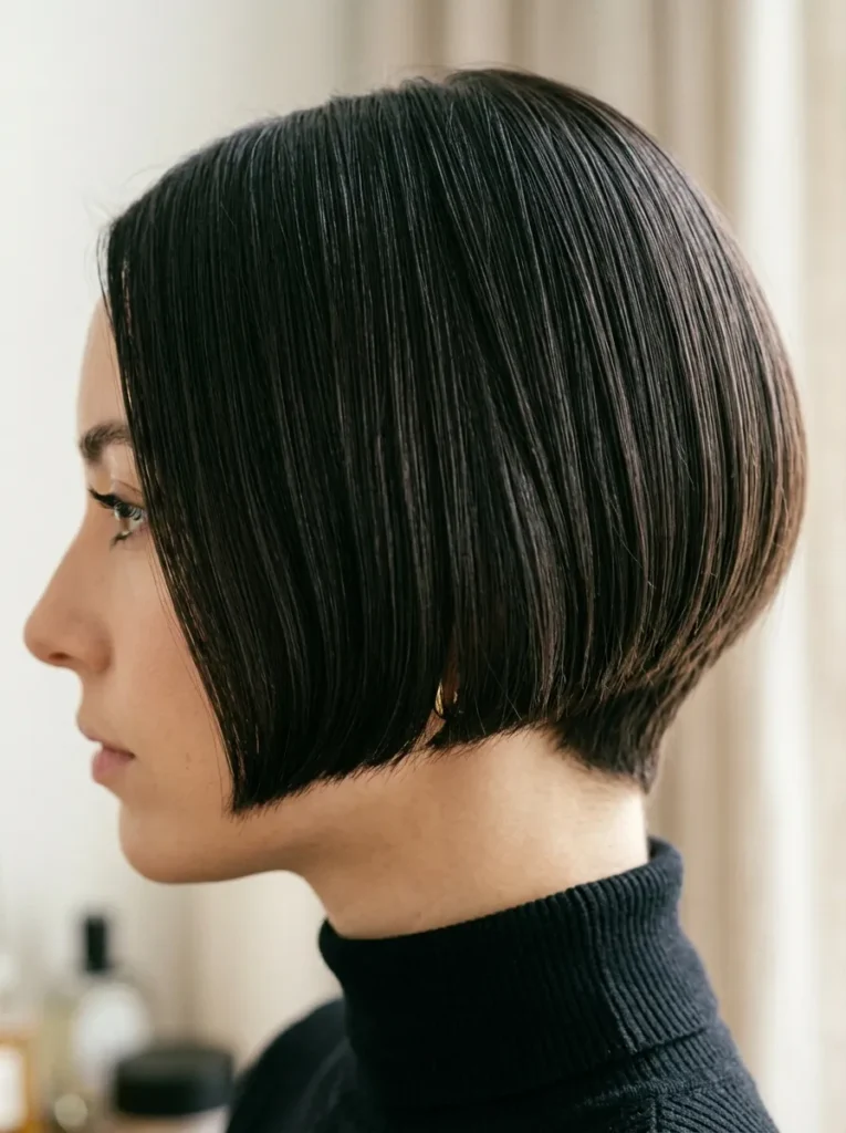 Sleek Tapered Bob