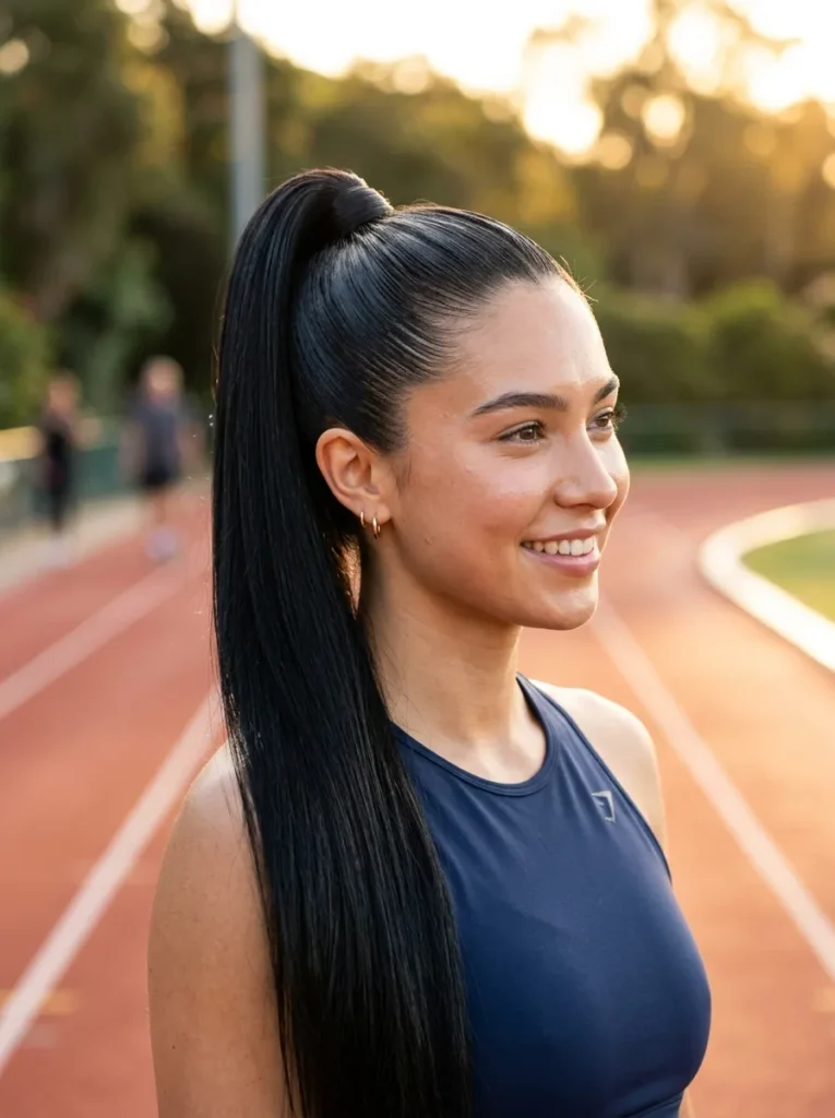 Slick High Ponytail