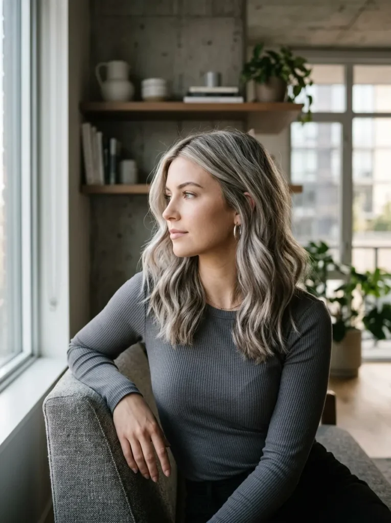  Smoky Blonde Lowlights