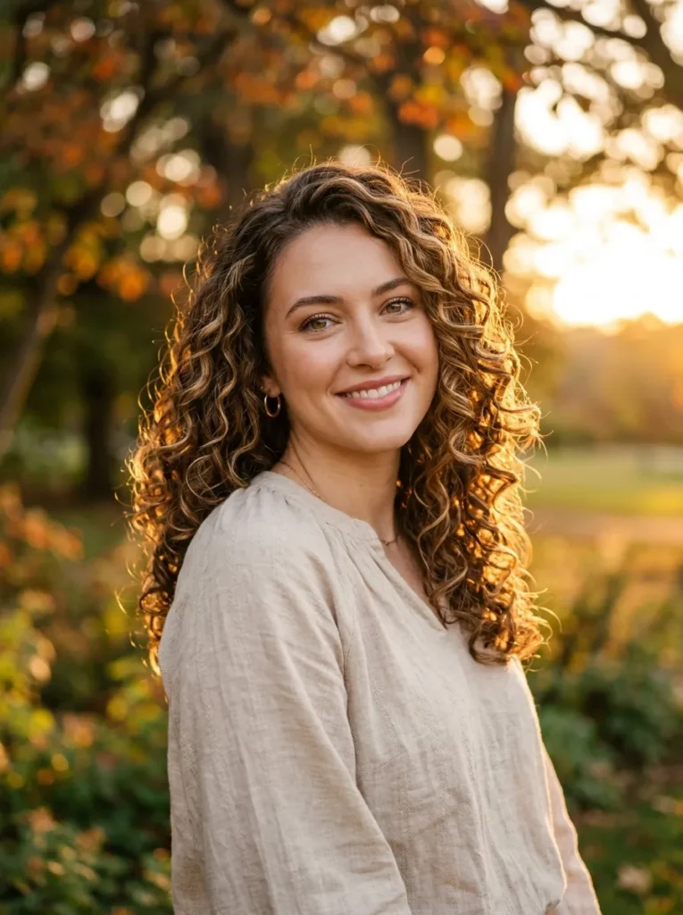 Soft Brown Sugar Curls