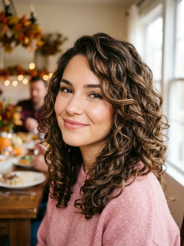 Soft Face Framing Curls