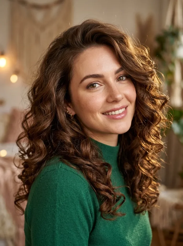 Soft Glam Curls Blowout