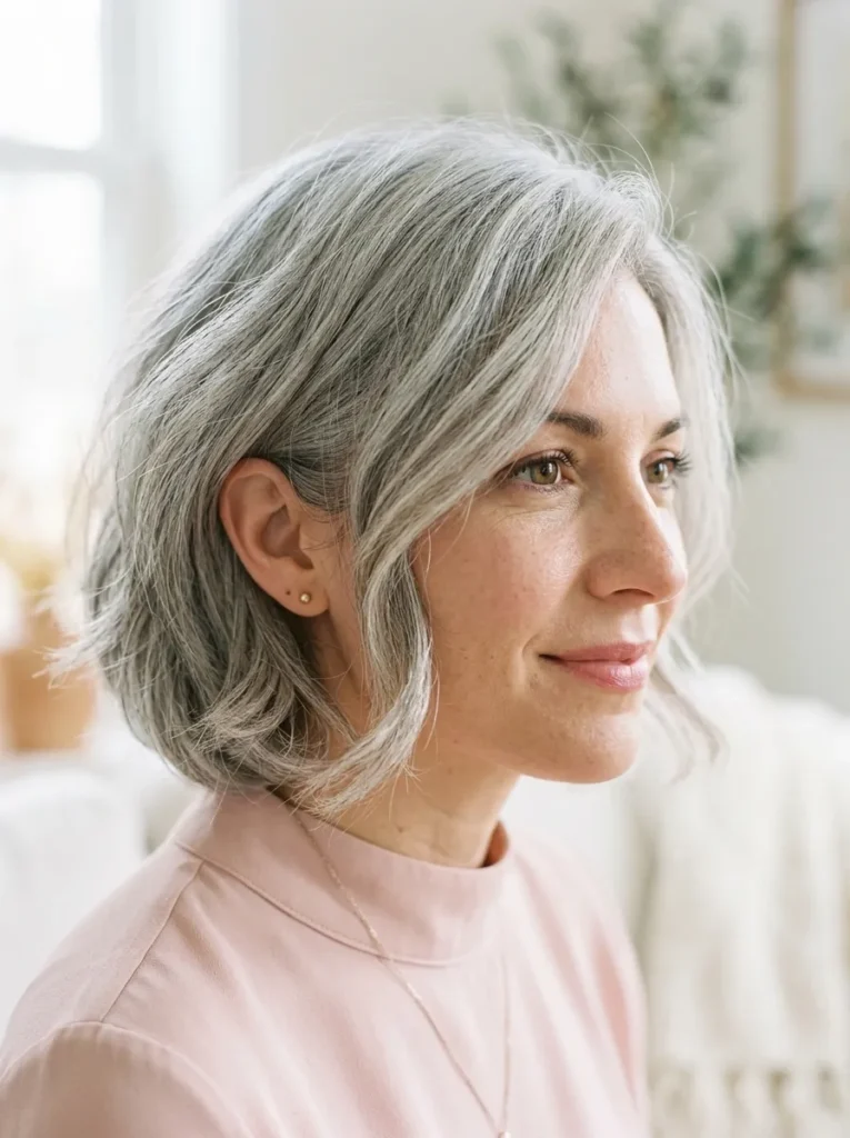 Soft Grey Bob
