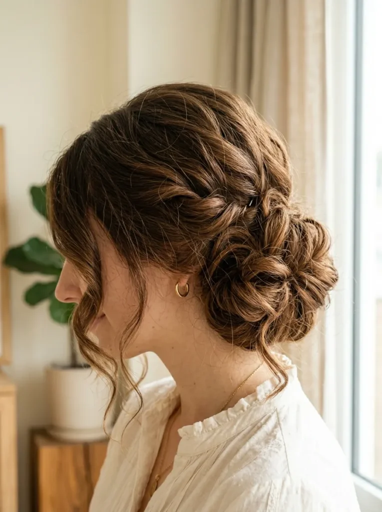 Soft Messy Chignon