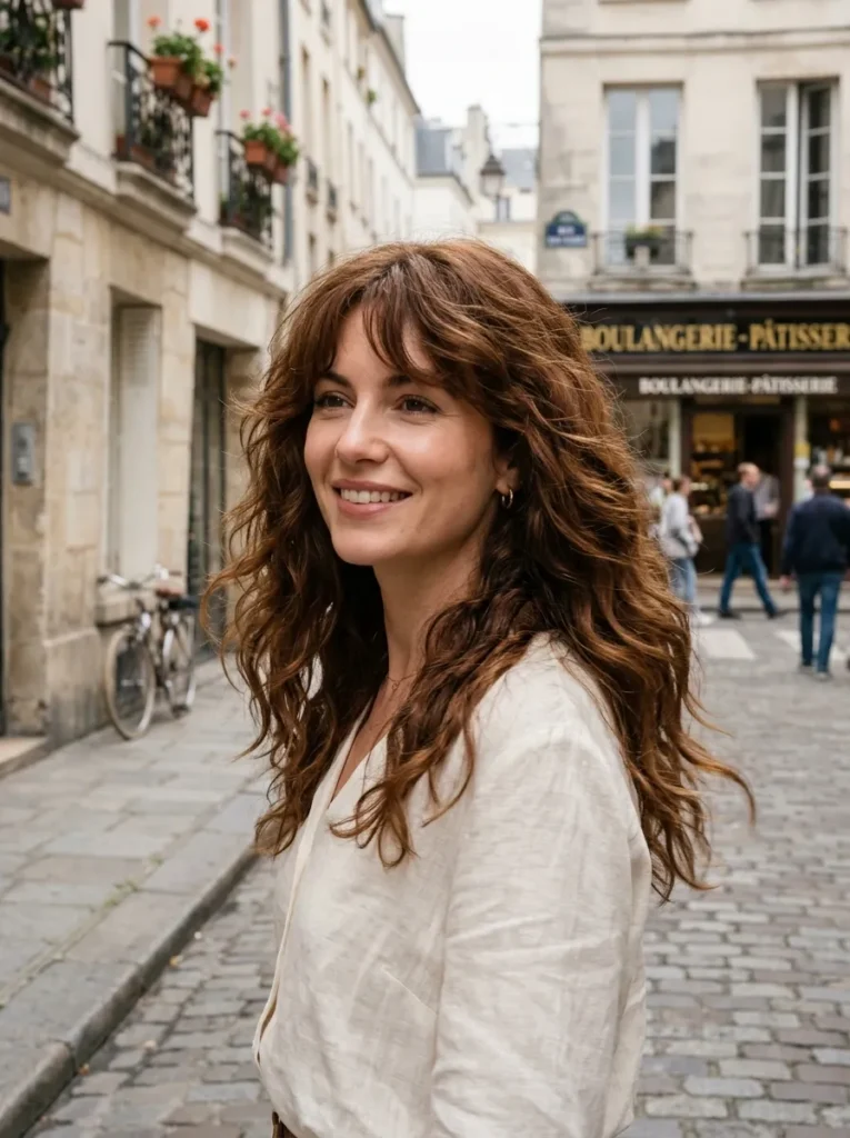 Soft Wavy French Shag