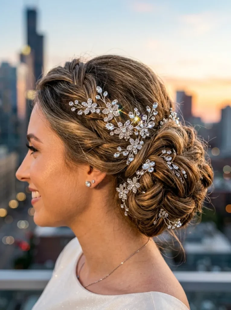 Sparkly Prom Bun