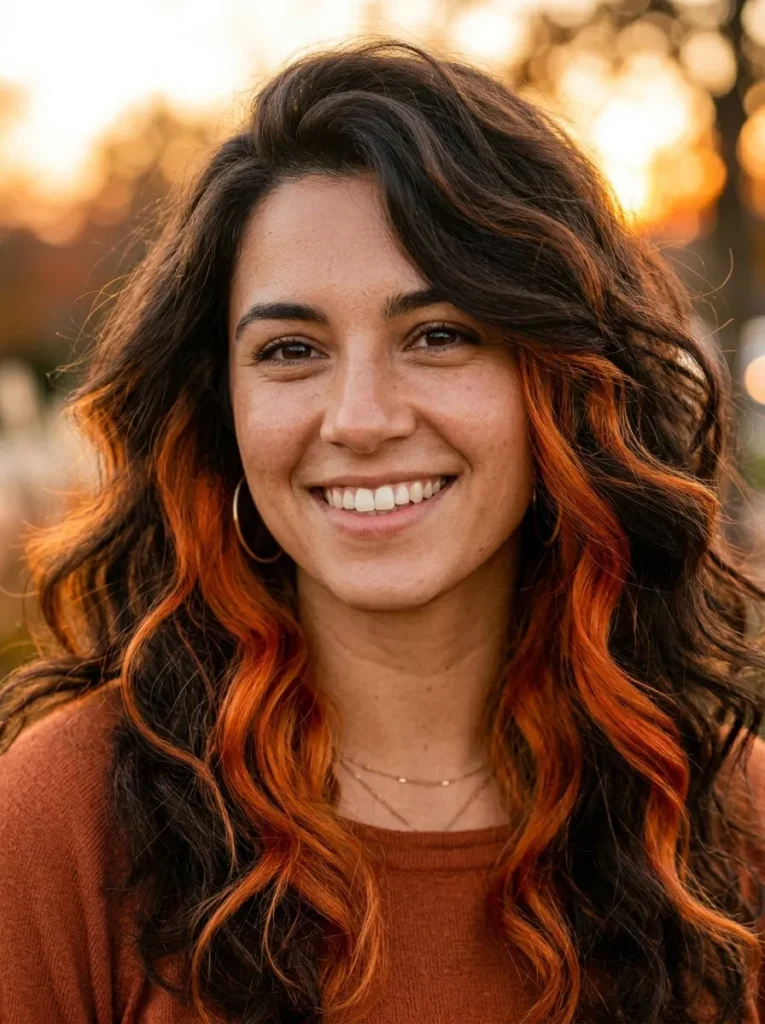 Sunset Orange Peekaboo