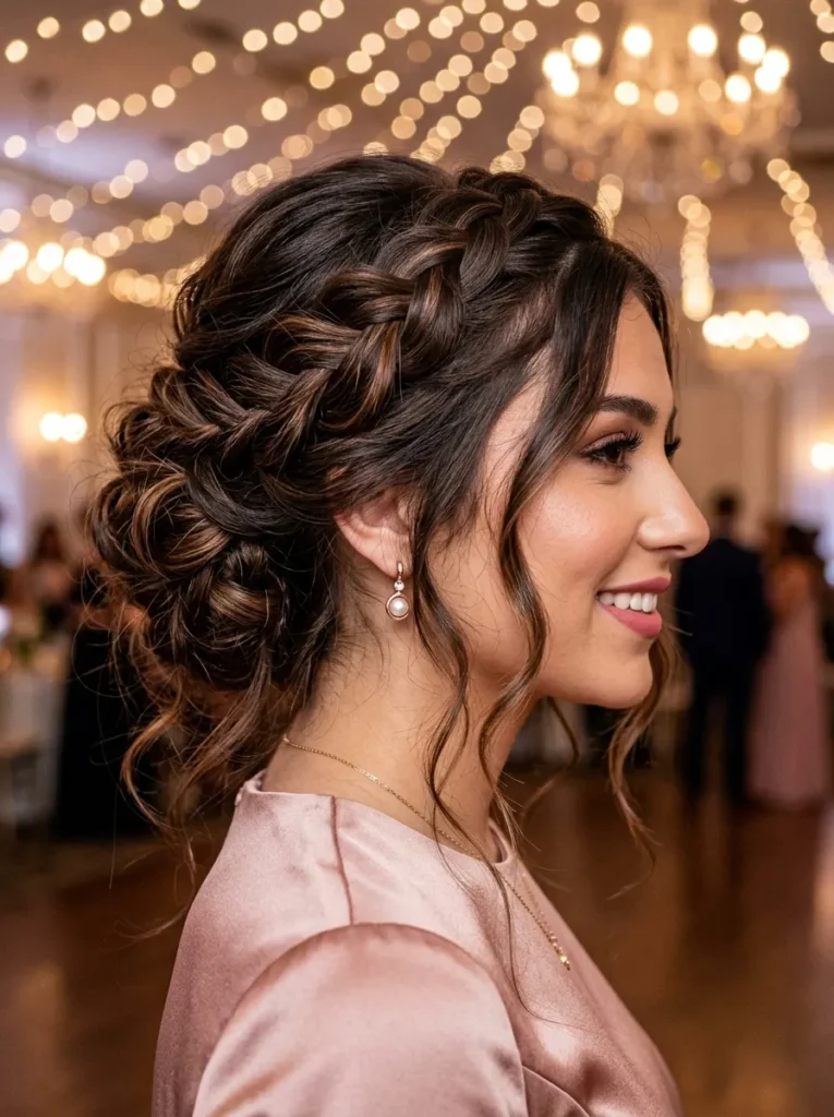 Textured Braided Bun