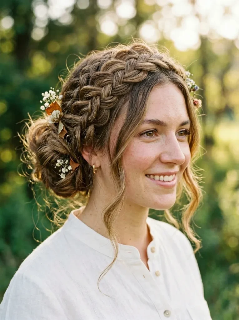 Textured Braided Updo