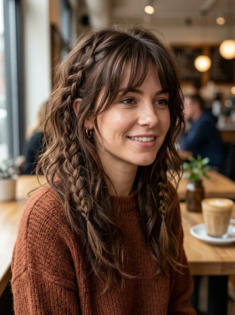 Textured Braided Wolf Cut