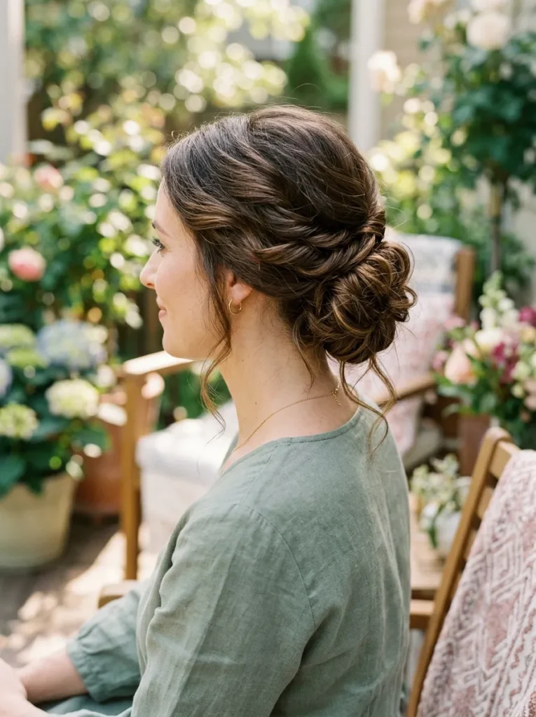 Textured Chignon Bun