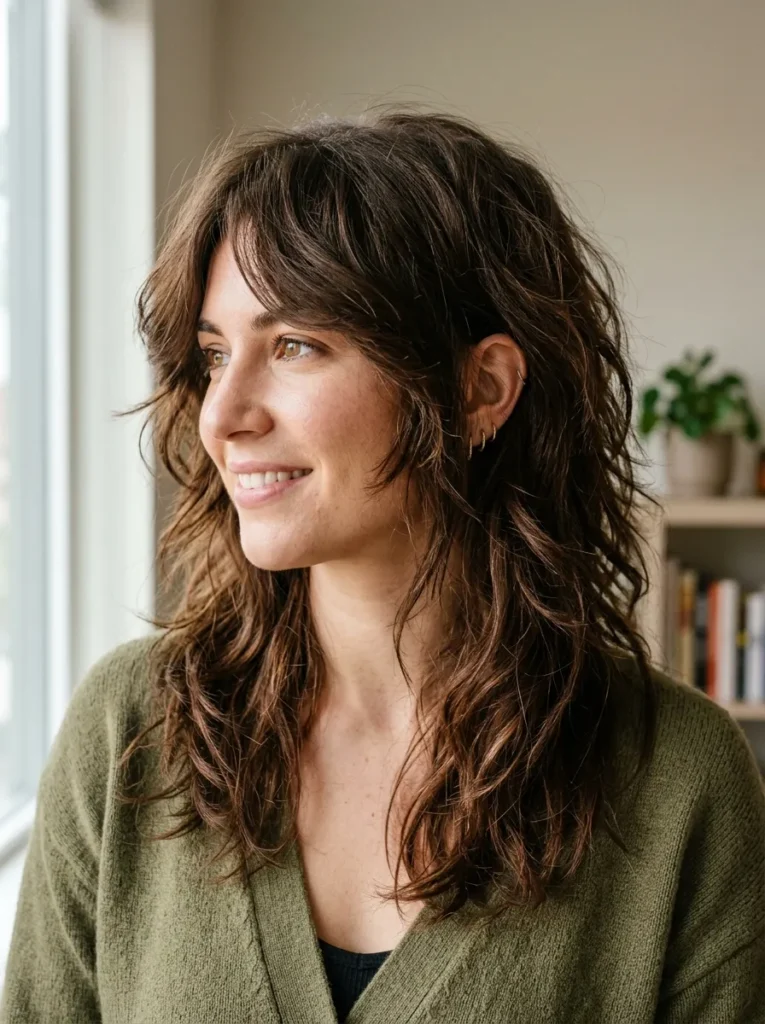 Textured Chocolate Shag