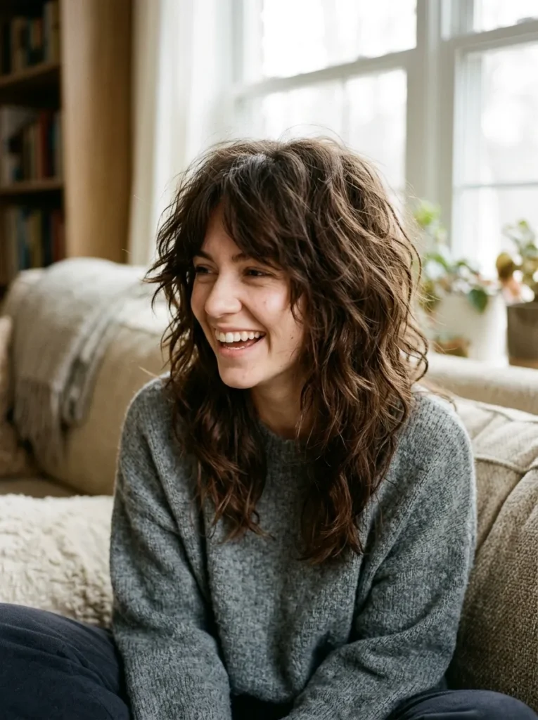 Textured Chocolate Shag