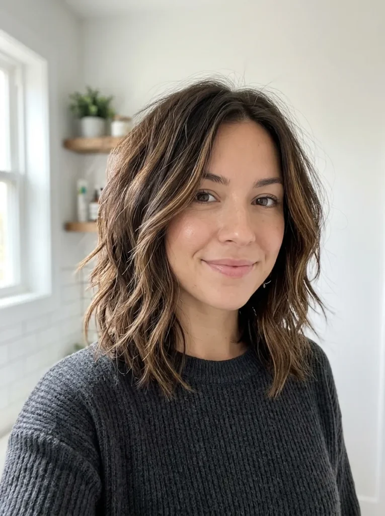 Textured Lob Cut