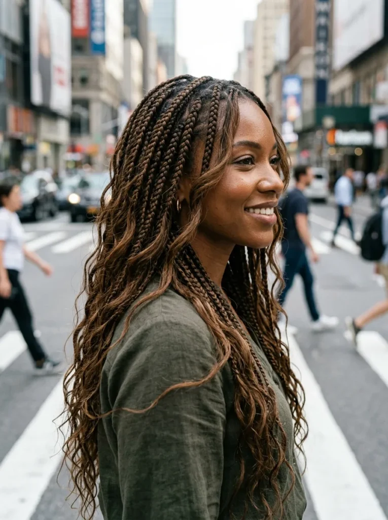 Textured Long Braids