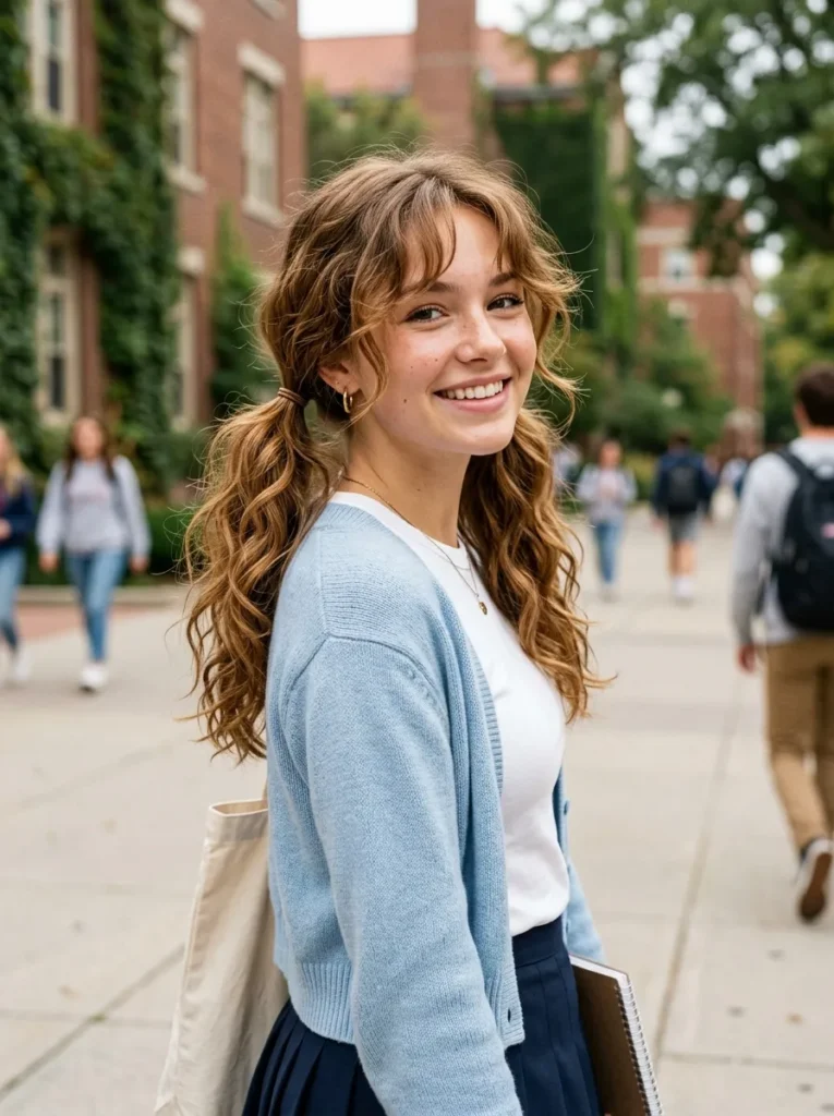 Textured Low Pigtails