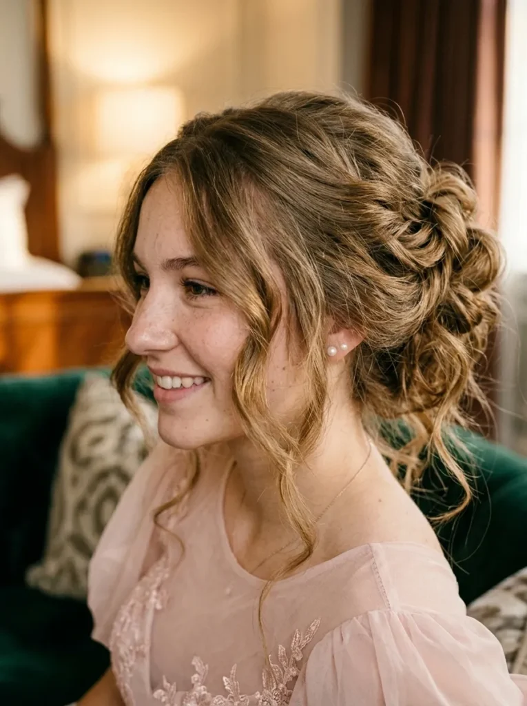 Textured Messy Bun