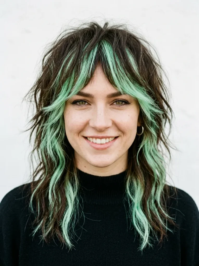 Textured Mint Shag