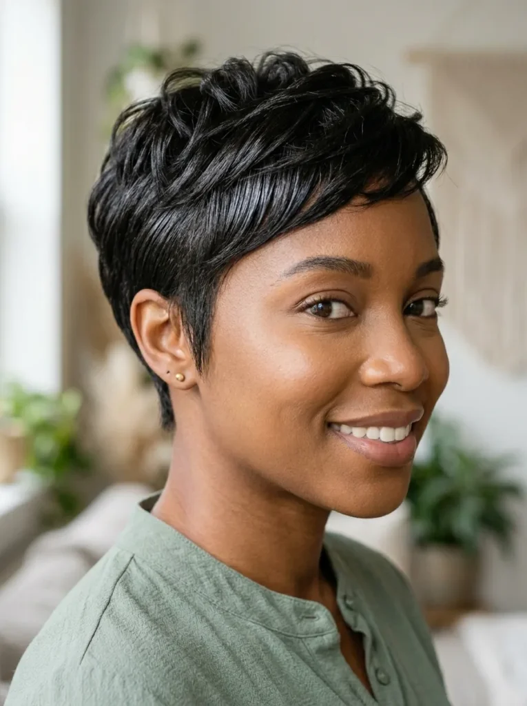 Textured Pixie Cut