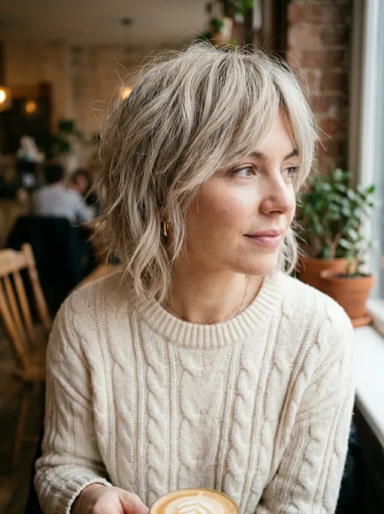 Textured Shaggy Bob