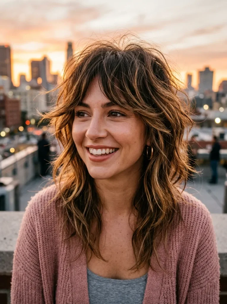 Textured Shaggy Wolf Cut